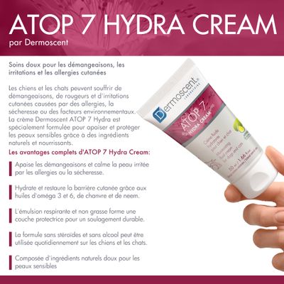 DERMOSCENT - ATOP-7 HYDRACREAM HUND UND KATZE - DERMOSCENT