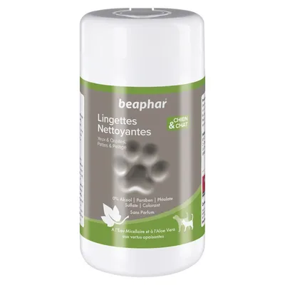 BEAPHAR - Lingettes nettoyantes