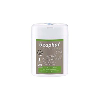 BEAPHAR - Lingettes nettoyantes