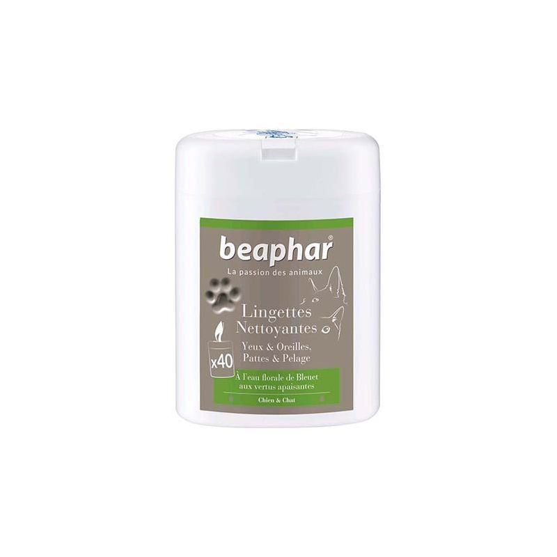 BEAPHAR - Lingettes nettoyantes