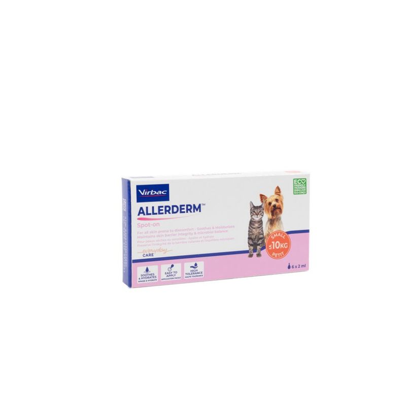 VIRBAC - Pipettes    chat et petit chien Allerderm