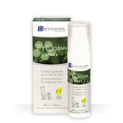 DERMOSCENT - PYOCLEAN SPRAY CHIEN ET CHAT - DERMOSCENT DERMOSCENT - PYOCLEAN SPRAY CHIEN ET CHAT - DERMOSCENT