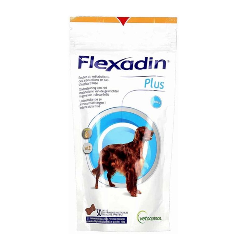 VETOQUINOL - Flexadin Plus - Gelenke für mittelgroße und große Hunde - Vet