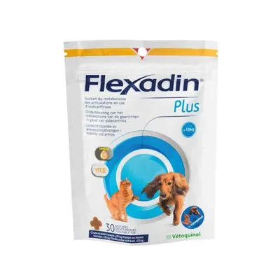 VETOQUINOL - FLEXADIN PLUS Chat et MINI (1-10 KG) - VETOQUINOL VETOQUINOL - FLEXADIN PLUS Chat et MINI (1-10 KG) - VETOQUINOL