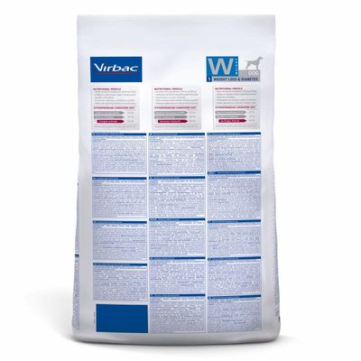 VIRBAC - Hundekroketten Veterinär HPM Hund W1 Gewichtsverlust & Diabetes -