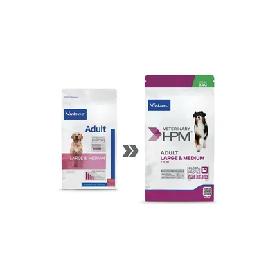 VIRBAC -   CHIEN VET HPM DOG ADULT LARGE MEDIUM