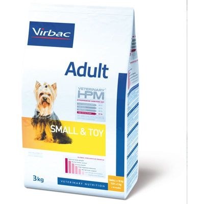 VIRBAC -   CHIEN VET HPM DOG ADULT SMALL TOYS 3 kg