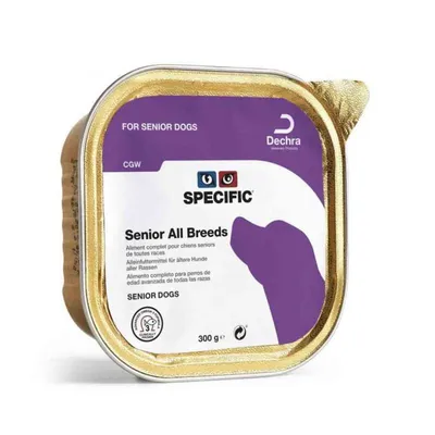 SPECIFIC - Terrine chien CGW SENIOR ALL BREEDS (boite 6x300g) SPECIFIC - Terrine chien CGW SENIOR ALL BREEDS (boite 6x300g)