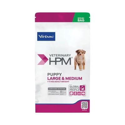 VIRBAC - Chien Veterinary Hpm Dog Puppy Large Medium