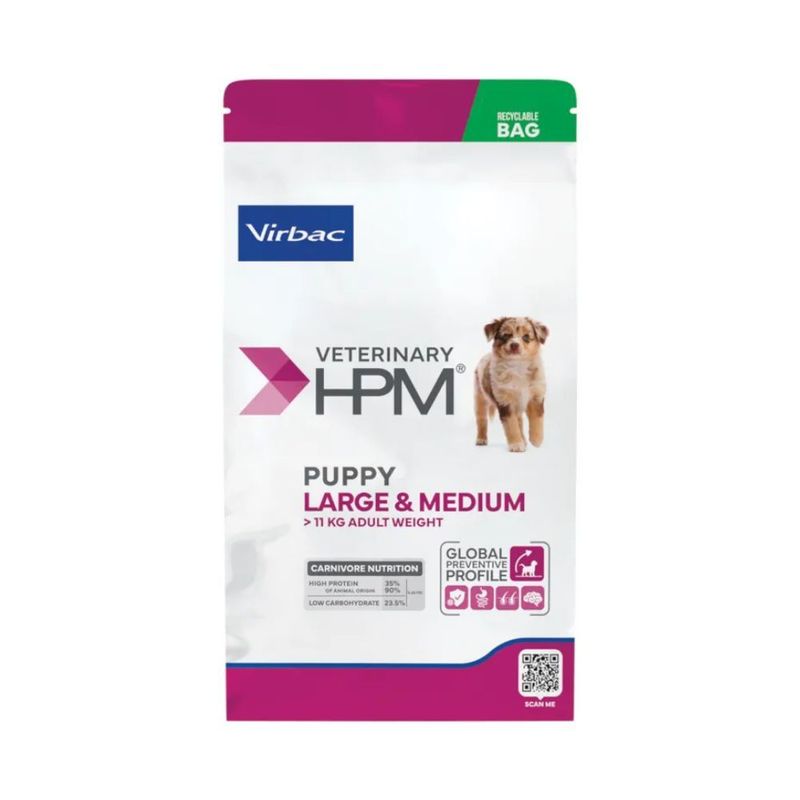 VIRBAC -   Chien Veterinary Hpm Dog Puppy Large Medium