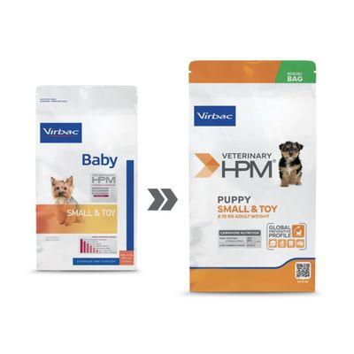 VIRBAC - Hundefutter Veterinär HPM Hund Welpe Klein & Zwerg - Virbac