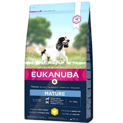 EUKANUBA - CHIEN MATURE MEDIUM POULET - EUKANUBA EUKANUBA - CHIEN MATURE MEDIUM POULET - EUKANUBA
