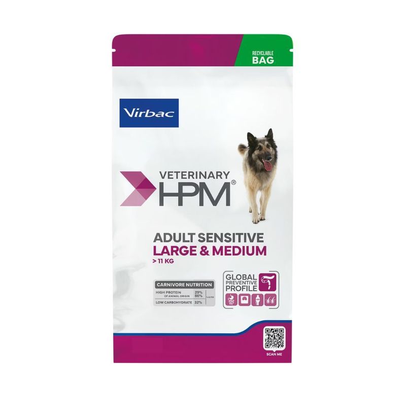 VIRBAC -   Chien Veterinary Hpm Dog Sensitive Large Medium