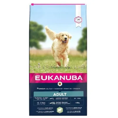 EUKANUBA – Nourriture pour Chien Adulte – Agneau