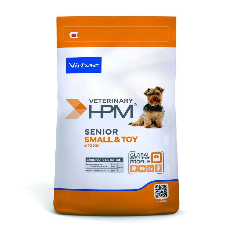VIRBAC - Veterinär HPM Hundefutter für Senioren, kleine Hunde & Spielzeug