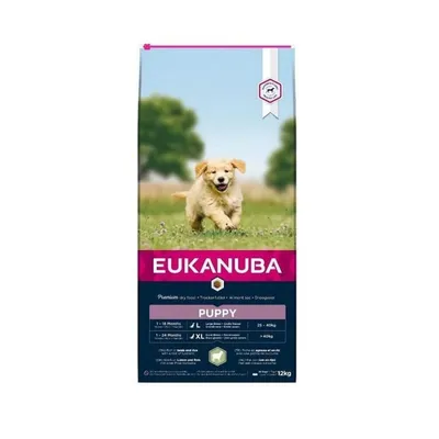EUKANUBA -   CHIEN PUPPY JUNIOR AGNEAU LARGE - EUKANUBA