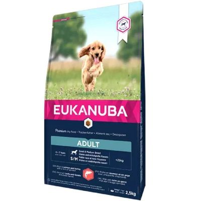 EUKANUBA -   CHIEN ADULT SAUMON SMALL / MEDIUM - EUKANUBA