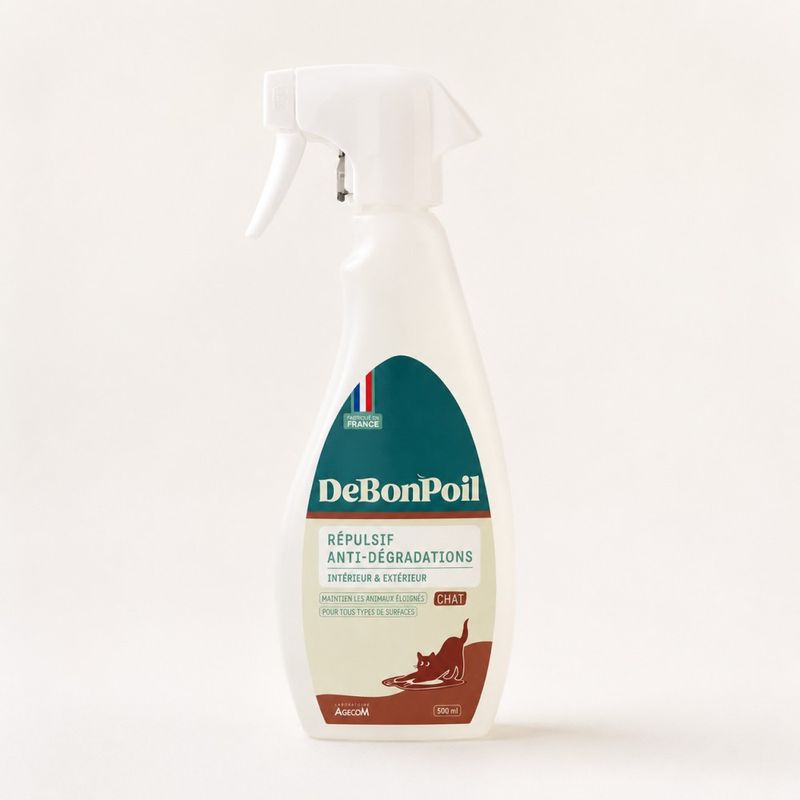 Répulsif Anti-Dégradations DE BON POIL Chat500 ml