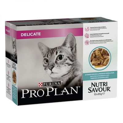 PROPLAN -  CHAT DELICATE Sauce ADULT POISSON  40*85 g