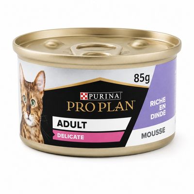 PROPLAN - Delicate Mousse Dinde Chat 85g