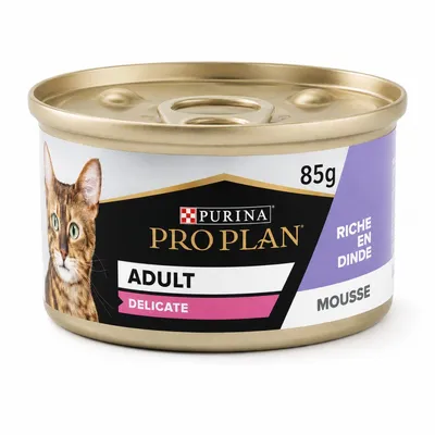 Pro Plan Pâtée pour chat Delicate Mousse Dinde