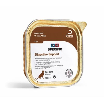 SPECIFIC - Terrine chat FIW DIGESTIVE SUPPORT (boite 7x100g) 7*100 g