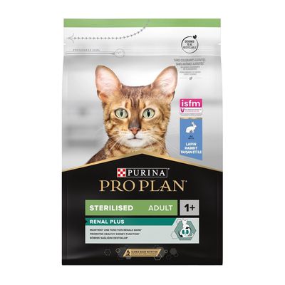PROPLAN - Sterilisiertes Futter für ausgewachsene Katzen mit Optirenal Rab
