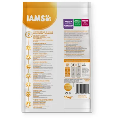 IAMS -   chaton Poulet - IAMS for Vitality