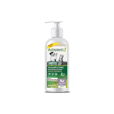 SHAMPOOING 3 EN1 CHIOT CHATON - Actiplant'250 ml