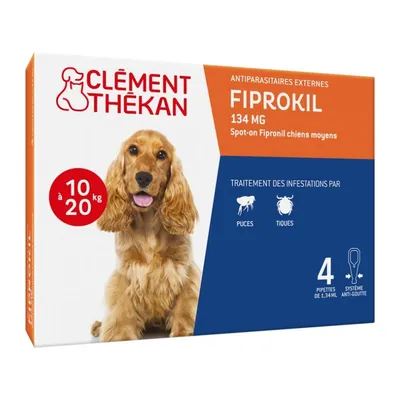 Clement Thékan - FIPROKIL DUO CHIEN 10-20 KG - CLEMENT THEKAN Clement Thékan - FIPROKIL DUO CHIEN 10-20 KG - CLEMENT THEKAN
