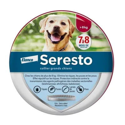 BAYER - Collier antiparasitaire grand chien - Seresto BAYER - Collier antiparasitaire grand chien - Seresto