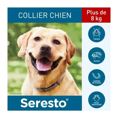 BAYER - Collier antiparasitaire grand chien - Seresto