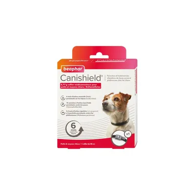 BEAPHAR - Collier CANISHIELD PETIT MOYEN CHIEN