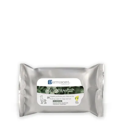 DERMOSCENT - PYOCLEAN LINGETTES CHIEN ET CHAT - DERMOSCENT