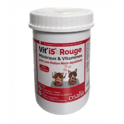 OSALIA - VIT'I5 ROUGE CHIEN/CHAT - OSALIA