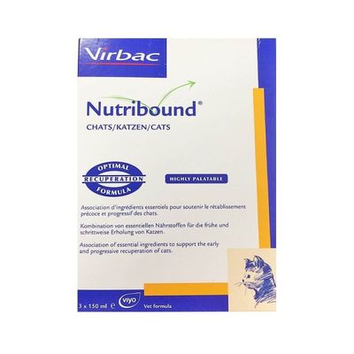VIRBAC - NUTRIBOUND CHATS 3*150ml