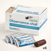 TVM - Observence Chat – Friandise   Donner un Comprimé (6 x 10 g)