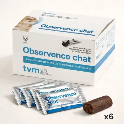 TVM - Observence Chat – Friandise Donner un Comprimé (6 x 10 g) TVM - Observence Chat – Friandise Donner un Comprimé (6 x 10 g)