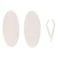 2 Os de seiche blanc 11 cm avec support  pour oiseaux