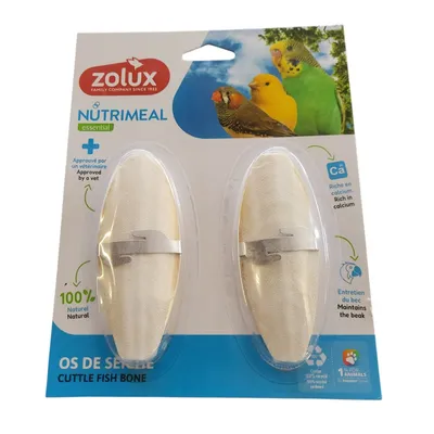 2 Os de seiche avec support pour oiseaux