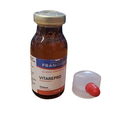 Vitarepro 15 ml Aliment complémentaire pour oiseaux de cage et de volière