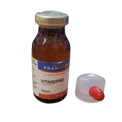 Vitarepro 15 ml Aliment complémentaire pour oiseaux de cage et de volière