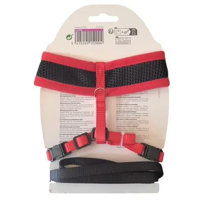Harnais pour chat, couleur  et , taille M, réglable