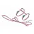 animallparadise - Harnais et laisse de 1,10 mètre rose clair pour chat animallparadise - Harnais et laisse de 1,10 mètre rose clair pour chat