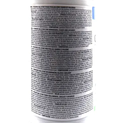 Produit contre la gale des pattes, gal o pat flacon poudreur de 500g pour v