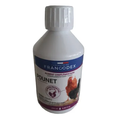 Produit contre les poux , pounet flacon de 250 ml pour volaille