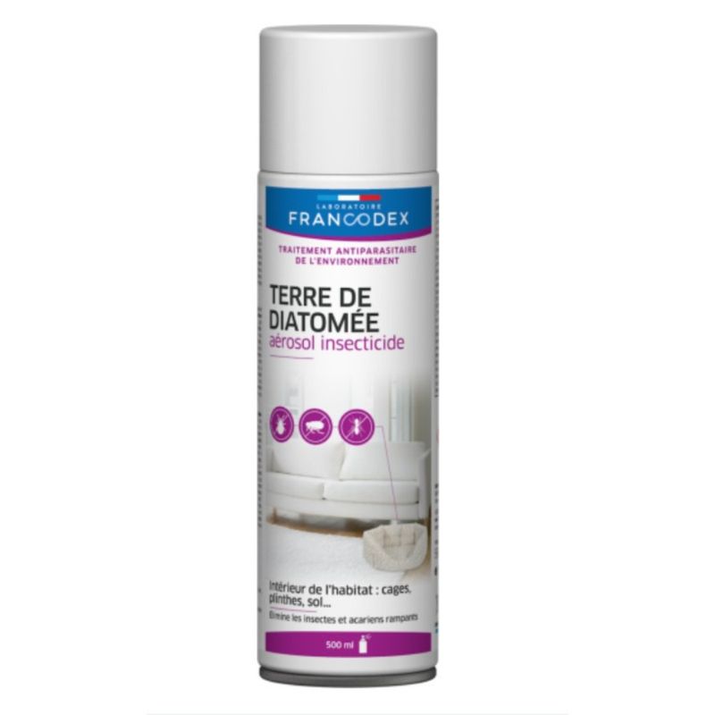 animallparadise - Terre de diatomee en aerosol de 500 ml interieur de l'hab