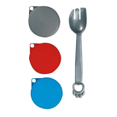 Flamingo - 3 couvercles alimentaire pour boite ø 7,5 cm et cuillère pour ch Flamingo - 3 couvercles alimentaire pour boite ø 7,5 cm et cuillère pour ch