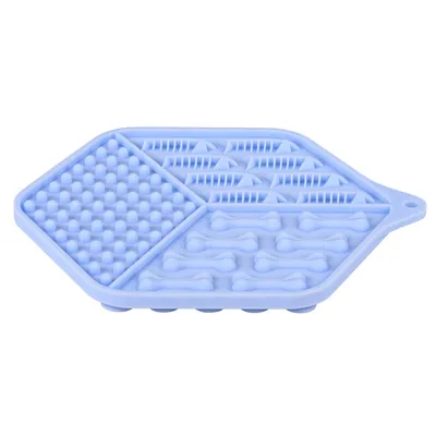 Tapis à lécher silicone ventouses 18.5 x 15.5 cm  pour chat