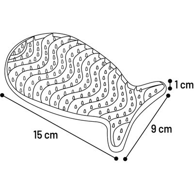 Tapis à lécher Martha poisson vert en silicone  pour chat